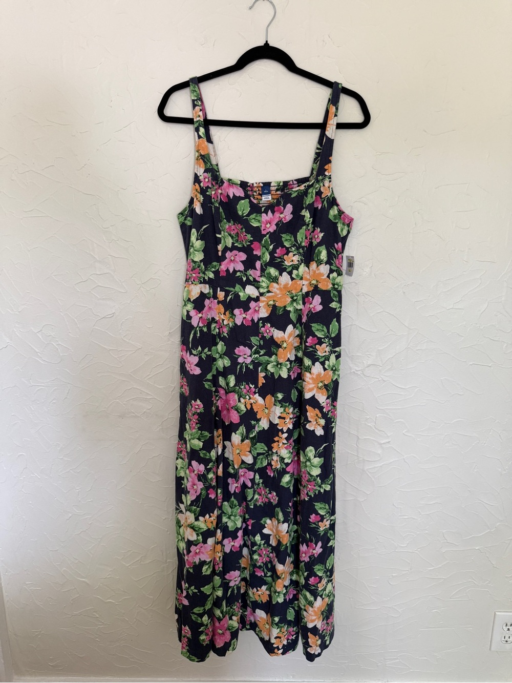 NWT Old Navy Floral Midi Maxi Dress Size Large Tall